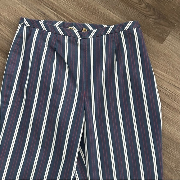 Caslon Blue White Red Stripe Pants Women’s Size 4 - Picture 2 of 9